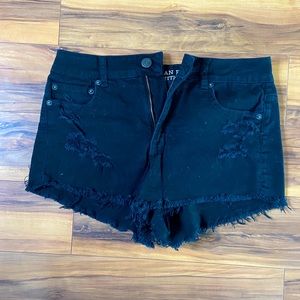 American eagle high rise stretch shorts